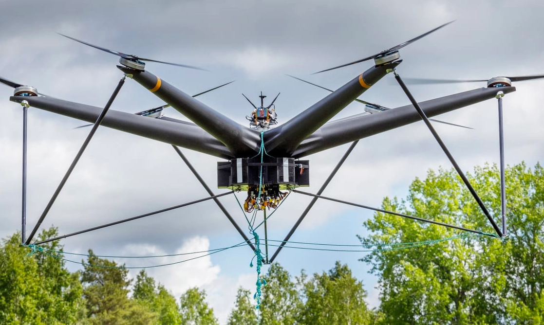 AirForestry drone for forest thinning