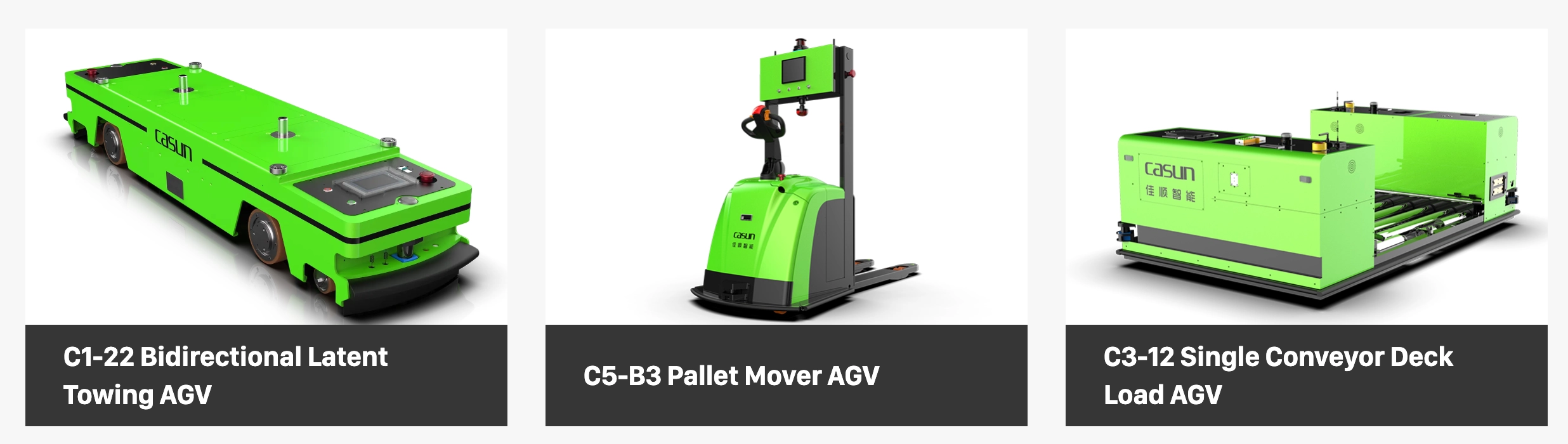 CASUN AGVs for Food & Beverage