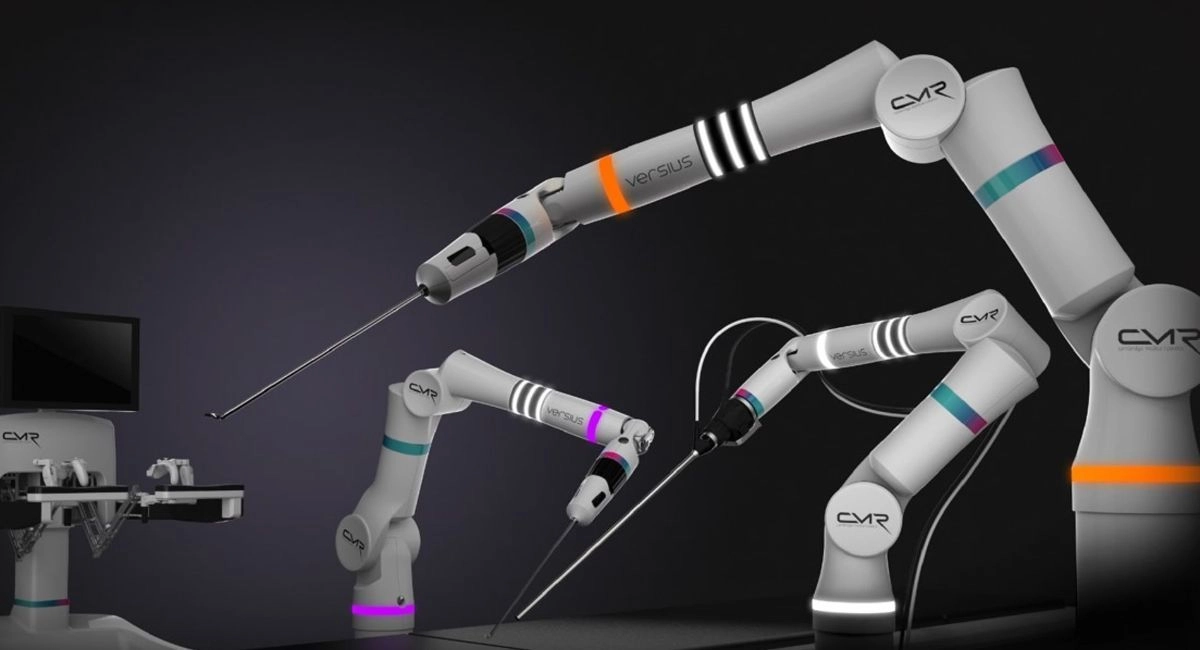 CMR Surgical modular and portable surgical robot – Versius