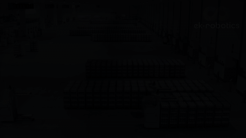ek robotics AGVs on a Milk Production Plant