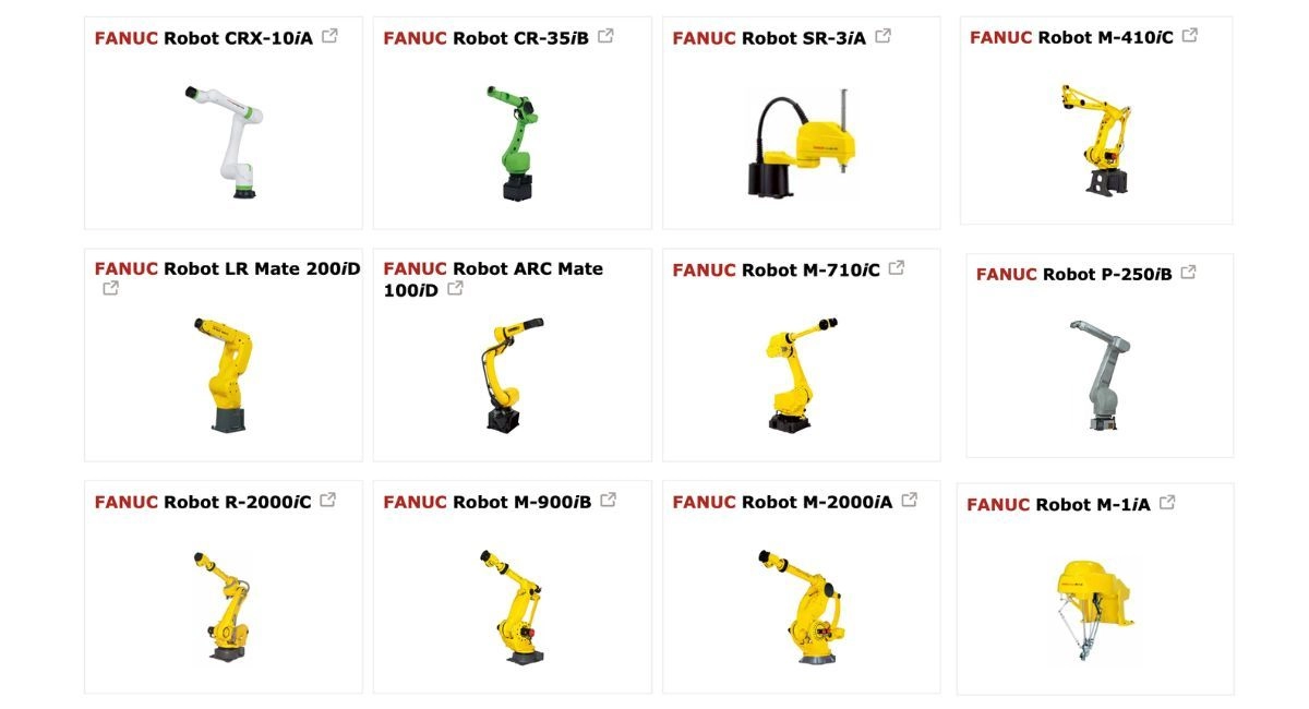 Fanuc robot arms
