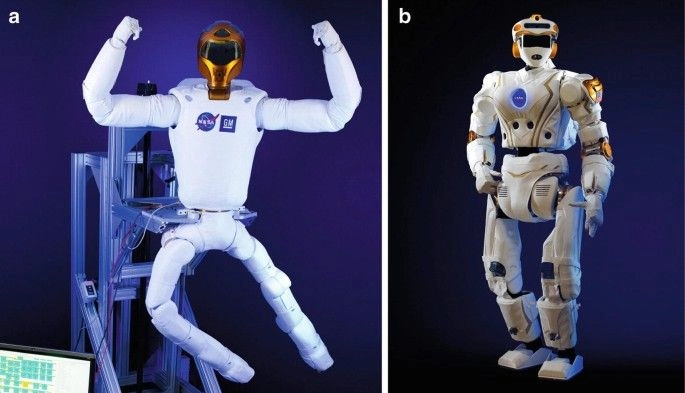 Robonaut 2 (a) and Valkyrie (b) developed by NASA