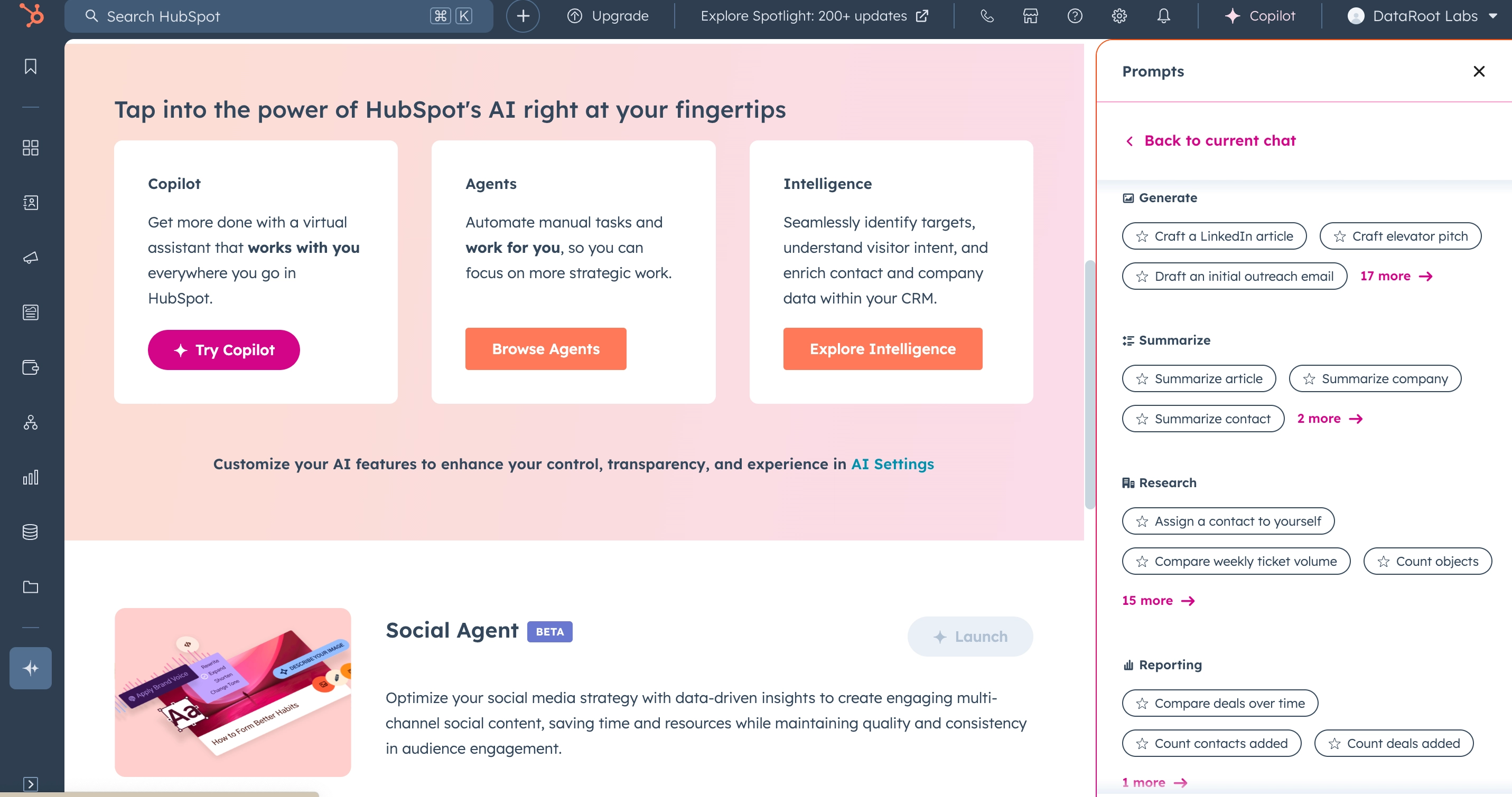 Automating tasks with Hubspot's Breeze AI