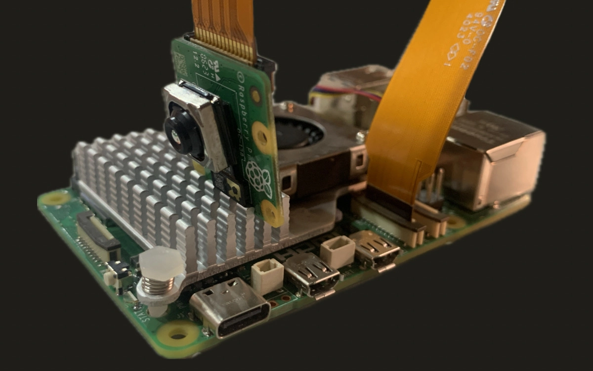 Step 2 (Optional): Install the Raspberry Pi Camera Module 3 into either of two 4-lane MIPI camera/display transceivers.